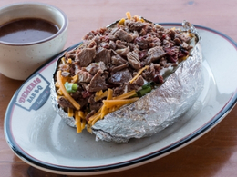Baked potato with your choice of meat
